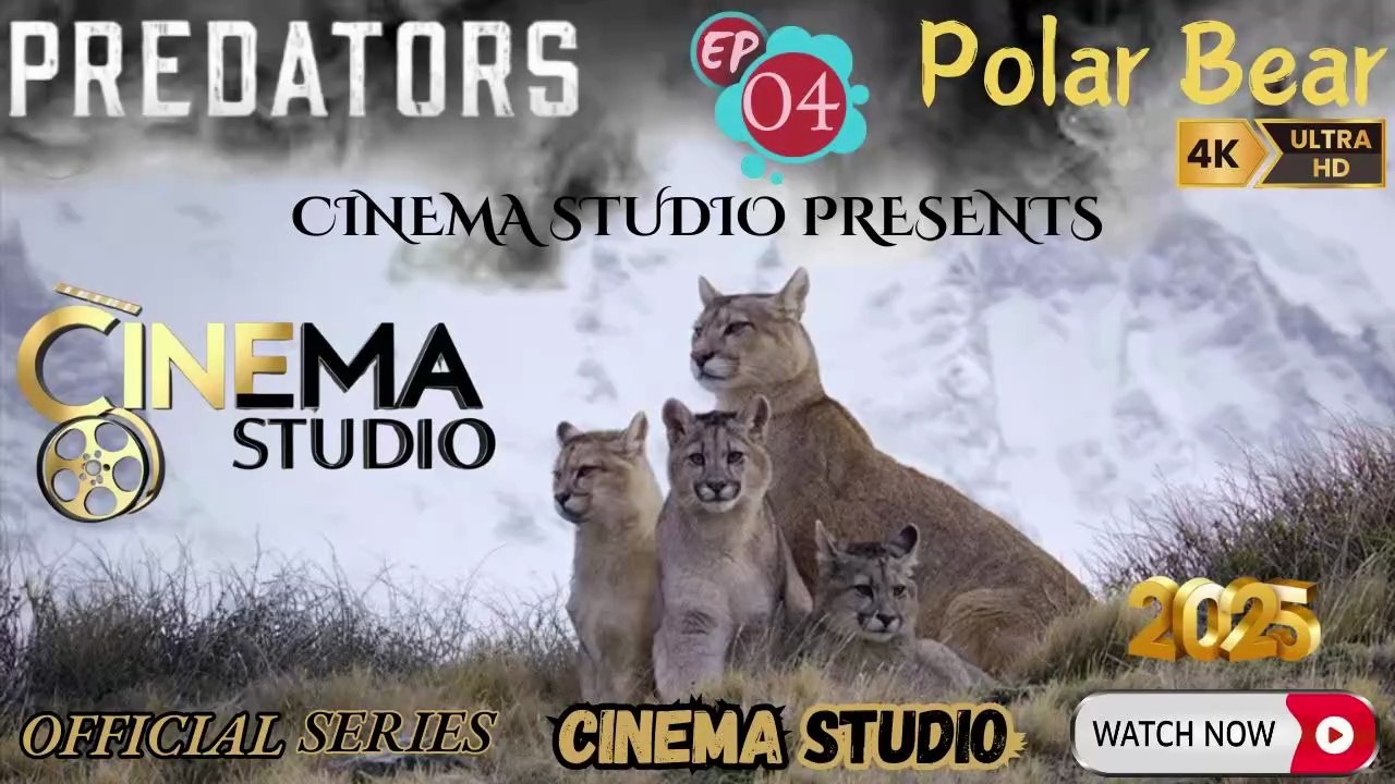 PREDATORS - Season 1 | Episode 4 - POLAR BEAR | Arctic Apex Predator! | Hindi Dubbed Documentary | Exclusive on Cinema Studio! | #cinemastudio #Predators #PolarBear #WildlifeDocumentary #HindiDubbed #CinemaStudio #ClimateChange #ArcticAdventure #Nature