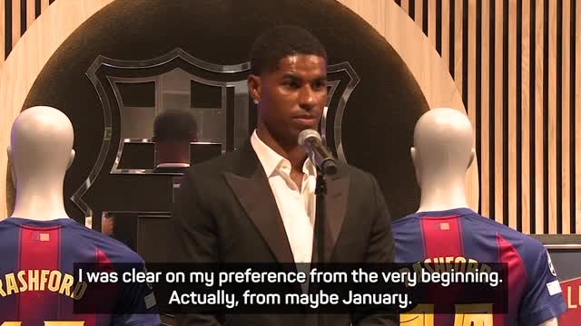 Barcelona 'feels like home' - Rashford