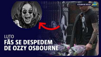 Fãs se despedem de Ozzy Osbourne na Inglaterra