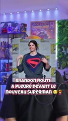 Brandon Routh en LARMES devant le nouveau Superman 😢🦸‍♂️