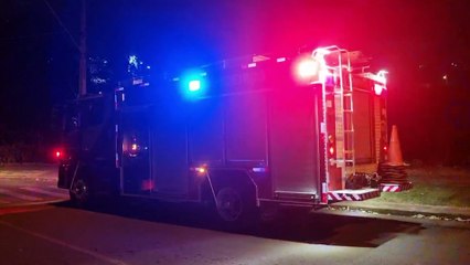 Bombeiros eliminam foco de incêndio em área de mata no Bairro Periolo