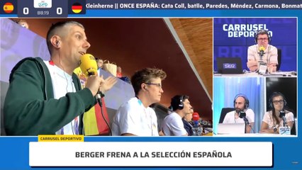 Iturralde sobre la regla de los 18 segundos y su no aplicacion por parte de la arbitra brasileña del España-Alemania de semis de la Eurcopa Femenina