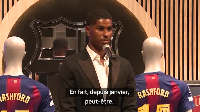 Barcelone - Rashford : "Une décision facile à prendre"