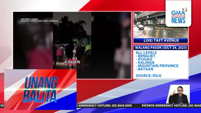 Forced evacuation, ipinatupad sa Brgy. GSIS dahil sa banta ng masamang panahon | Unang Balita