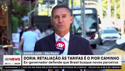 João Doria: “Retaliação às tarifas dos EUA seria um tiro no pé”