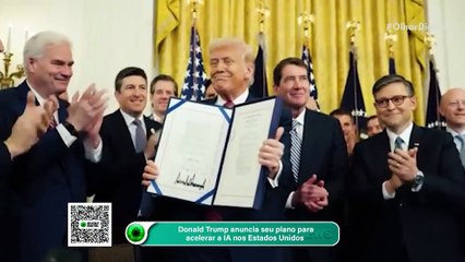 Donald Trump anuncia seu plano para acelerar a IA nos Estados Unidos