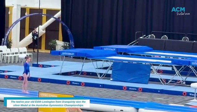 Riverina 12 year old Edith Lewington won silver Medal at the Australian Gymnastics Championships