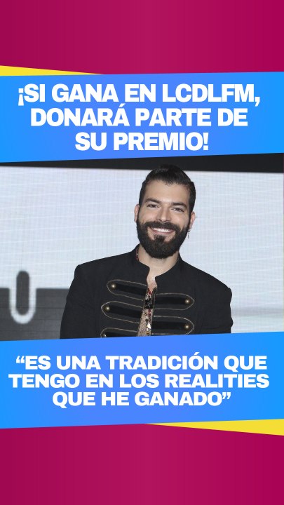 Adrián Di Monte revela qué hará con el premio si gana 'La casa de los famosos México