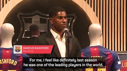 Rashford excited to play alongside 'best in the world' Yamal