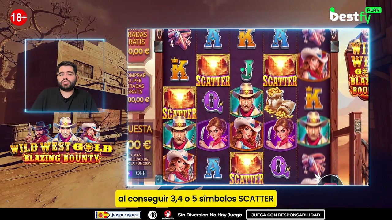 WILD WEST GOLD BLAZING BOUNTY - Bestfyplay