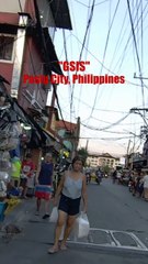 GSIS Road in the City of Pasig in the Philippines