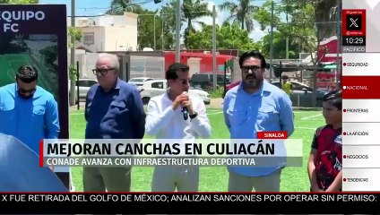 CONADE y Gobierno del Estado mejoran infraestructura deportiva en Culiacán