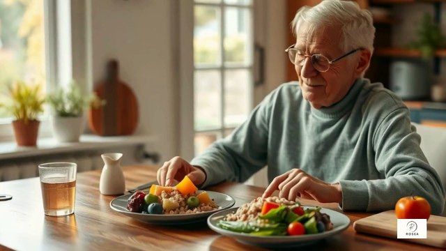 “Slow Digestion in Aging Bodies How It Affects Sugar Levels 🕒 Meal Timing Tips for Diabetic Seniors”