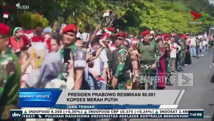 PRESIDEN PRABOWO RESMIKAN 80,081 KOPDES MERAH PUTIH - ECONOMIC UPDATE