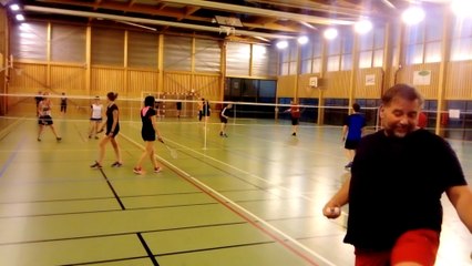 Entraînement de Badminton à Nogent le 05/06/18 - Les badistes de l'ASNTT