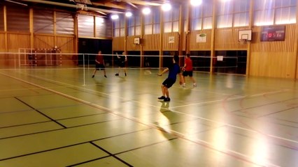Entraînement de Badminton à Nogent le 05/06/18 - Les badistes de l'ASNTT