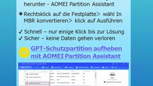 GPT-Schutzpartition aufheben ohne Datenverlust? So geht’s! 🧩