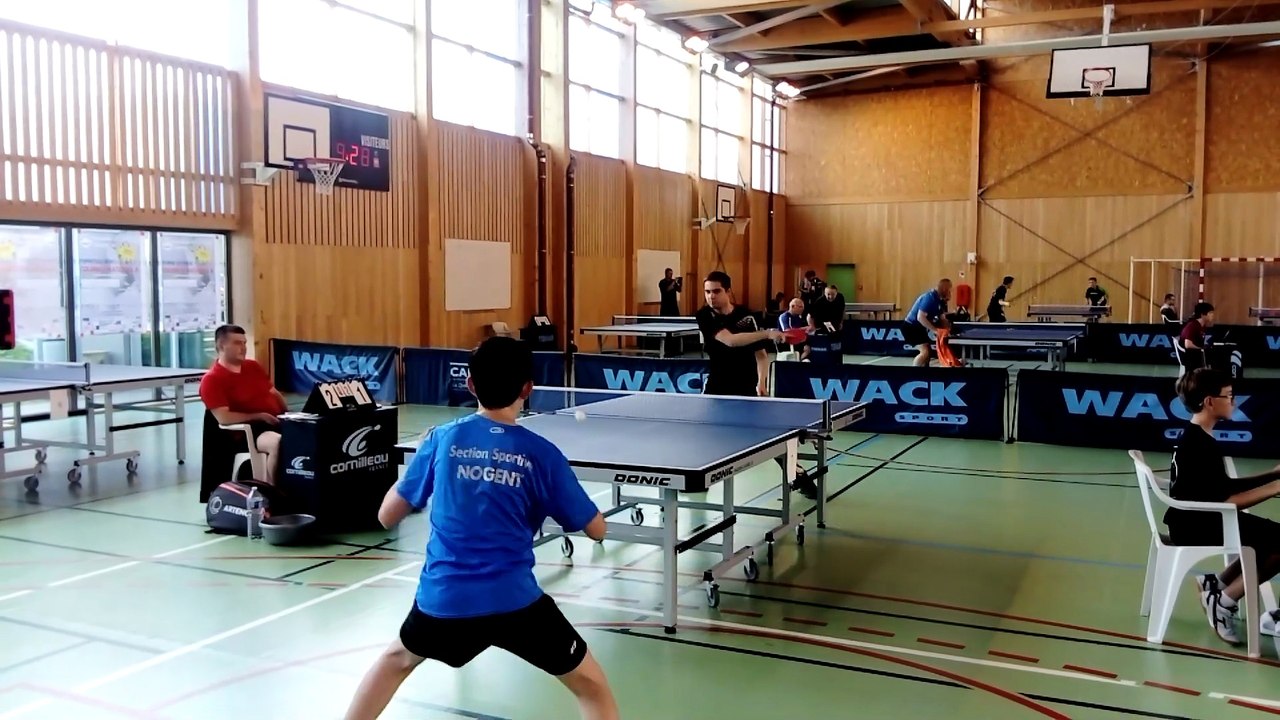 Tournoi de Tennis de Table à Nogent le 17/6/18 - Tournoi National B