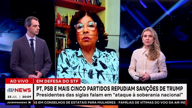 MORAES E MEDIDAS CAUTELARES PARA JAIR BOLSONARO / EFEITOS TARIFAÇO | JORNAL JOVEM PAN - 23/07/2025