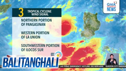 Tropical cyclone wind signal | Balitanghali
