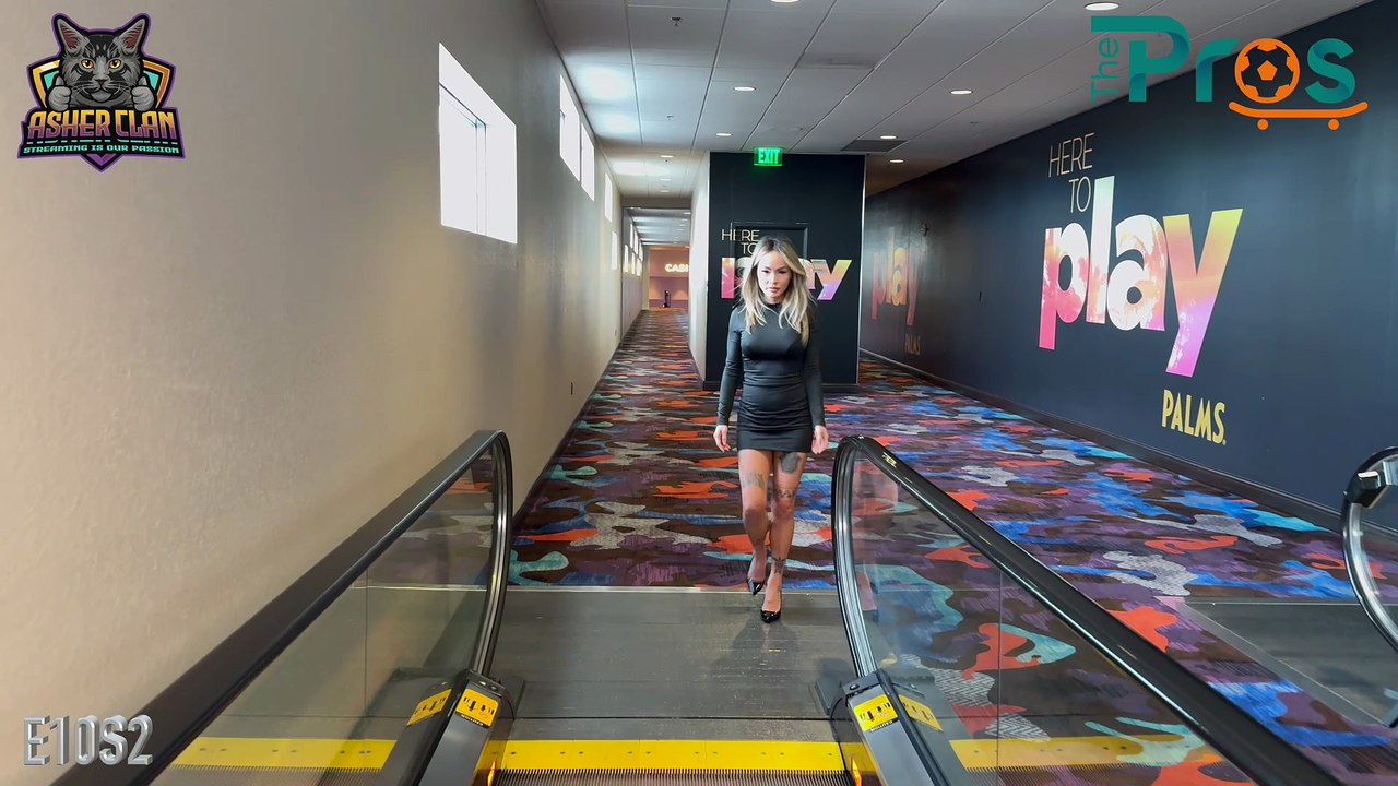The Pros S2E10 Linda Lan - TikTok Asian Sensation meets Baller Pro Athlete in Casino #asherclantv