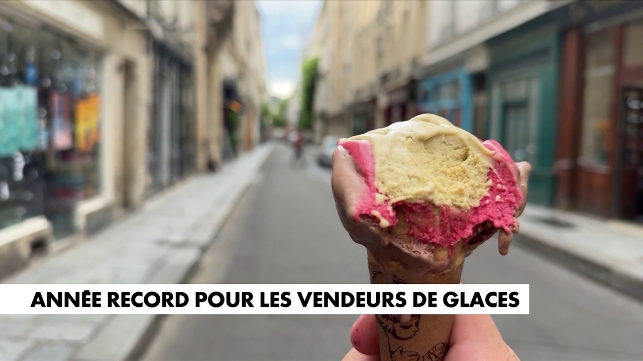 Eté : année record pour les vendeurs de glaces