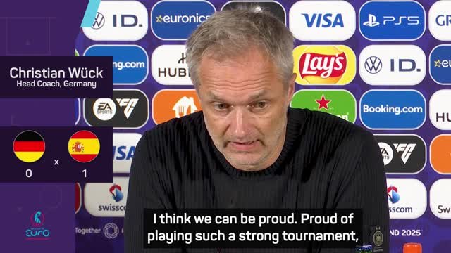Wuck hails 'incredible' support for Germany after heartbreaking Euros exit