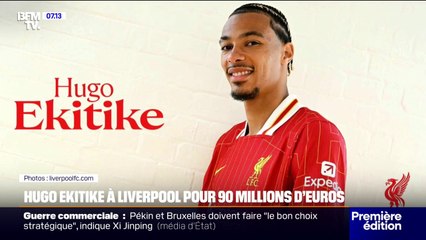 L'ancien rémois Hugo Ekitike signe à Liverpool pour 90 millions d'euros