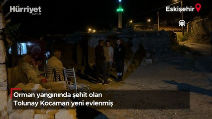 Orman yangınında şehit olan Tolunay Kocaman yeni evlenmiş