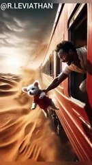 Desert Survivors: The Untold Struggle of the Brave Puppies!#shorts#puppy #dog #dostpappu #viral #ai