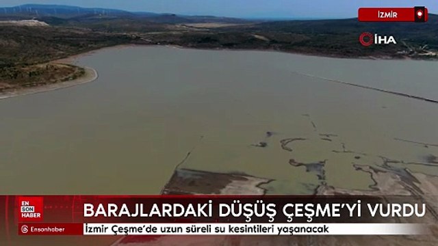İzmir Çeşme’de uzun süreli su kesintileri yaşanacak