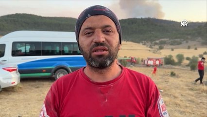 Eskişehir’deki orman yangınının tanığı, ekip lideri Temel konuştu