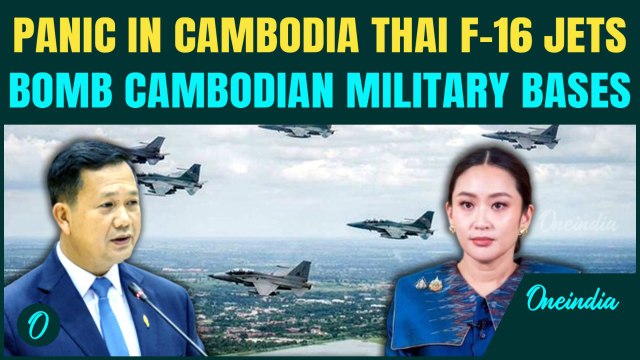 BREAKING: Thailand-Cambodia Tensions EXPLODE As Thailand Deploys Six F-16 Jets |BOMBS Cambodian Base