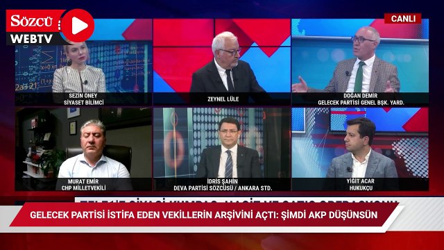 Gelecek Partisi istifa eden vekillerin arşivini açtı: Şimdi AKP düşünsün
