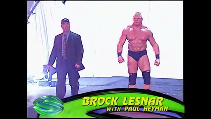 WWE SUMMER SLAM 2002 THE ROCK VS BEOCK LESNAR FULL MATCH