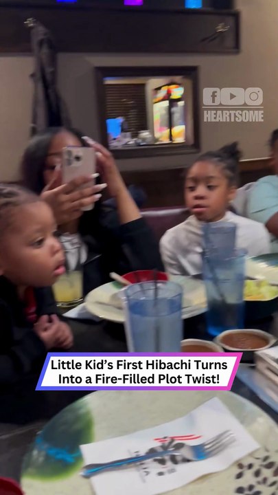 Kid’s First Hibachi Turns Into a Fiery Food Show Panic! 🔥🤣