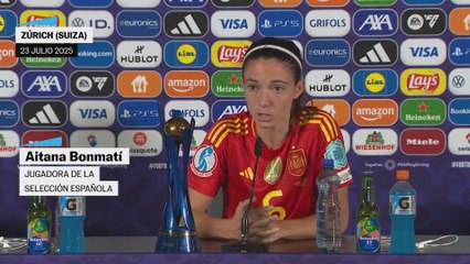 Aitana Bonmatí: "Habíamos estudiado a la portera, sabíamos que en estas situaciones deja libre el primer palo"