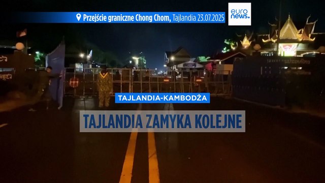 Tajlandia zamyka niektóre przejścia graniczne z Kambodżą po tym, jak żołnierz stracił nogę w wybuchu miny lądowej