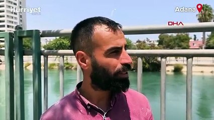 Kanalda boğulma tehlikesi geçiren çocuğu inşaat işçisi kurtardı!