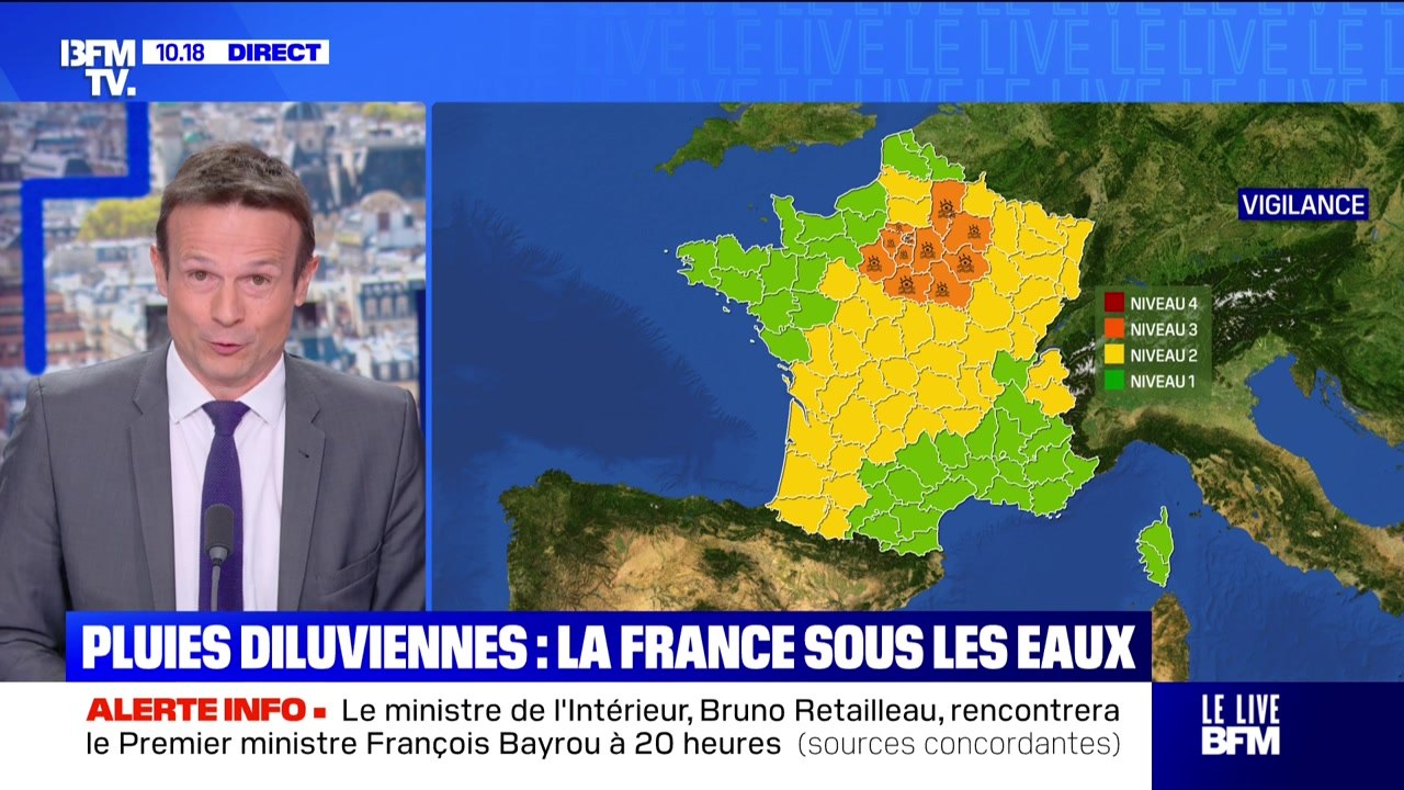 Pluies diluviennes : la France sous les eaux - 24/07