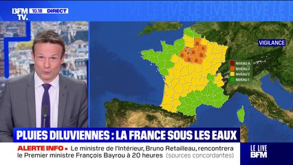 Pluies diluviennes : la France sous les eaux - 24/07