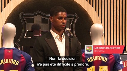 Rashford : "Une décision facile à prendre"