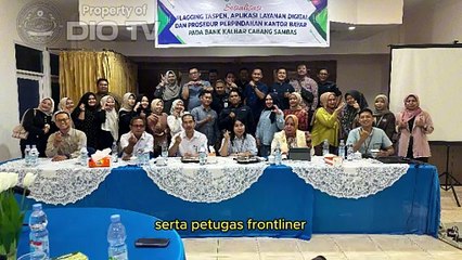 Bank Kalbar dan Taspen Tingkatkan Literasi Digital Pensiunan Lewat Sosialisasi di Sambas