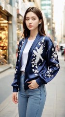 街拍美女 19 | 4K AI美女街頭時尚 | Beautiful Asian Girls Street Style Lookbook #shorts #aigirl