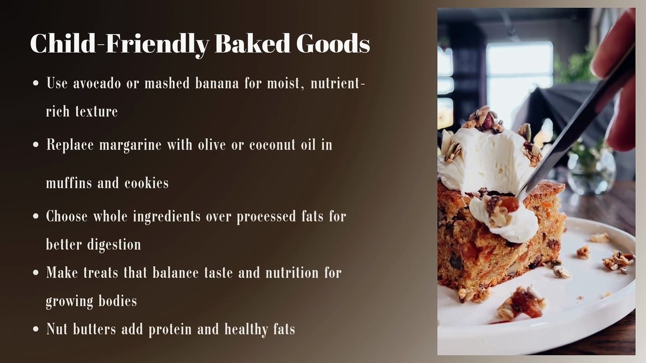 Child-Friendly Baked Goods Made with Nutritious Fats