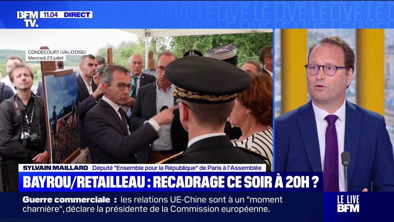Propos de Bruno Retailleau sur le macronisme: "Ce qu'on lui demande, c'est d'être efficace au ministère de l'Intérieur", réagit Sylvain Maillard (Ensemble)