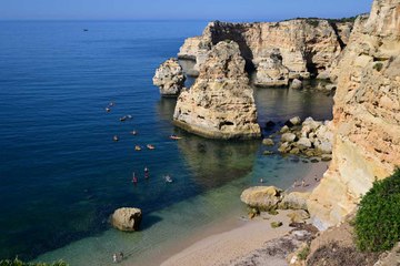 "Altın plaj" Marinha ziyaretçilerini büyülüyor
