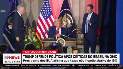 Trump afirma ter aplicado tarifa de 50% a países com “relações ruins”