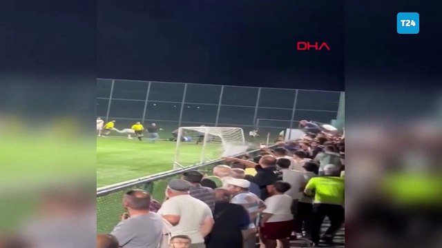 Bolu'da köyler arası futbol turnuvasında ortalık karıştı