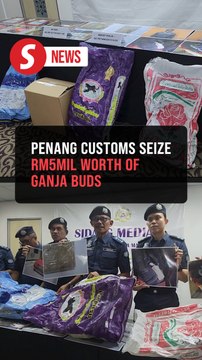 Penang customs seize ganja buds worth over RM5mil